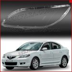 Стекло фары Mazda 3 BK 2003-2009 левое. Седан