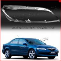 Стекло фары Mazda 6 GG (02-08) правое.