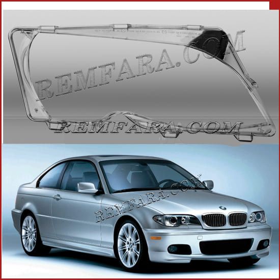 BMW 3 E46 Remfara.com.ua Стекло фары