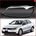 Стекло фары Volkswagen Jetta 6 2011-2018 левое.
