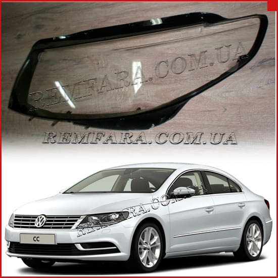 Volkswagen Passat CC 2013-16 Remfara стекло фары