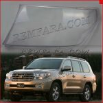 Стекло фары Land Cruiser 200 2007-12 Дорестайл левое