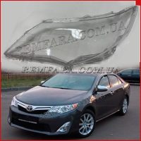 Стекло фары Toyota Camry 50 / 55 (2011-2014) левое. USA