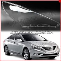 стекло фары Hyundai Sonata 6 YF 2009-2014 левое Remfara