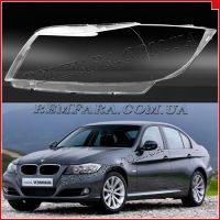 стекло фары Remfara BMW 3 E90-E91 (2005-2011) левое. Ксенон