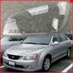 стекло фары KIA Spectra II (LD) 2004-2006 Дорестайлинг Remfara