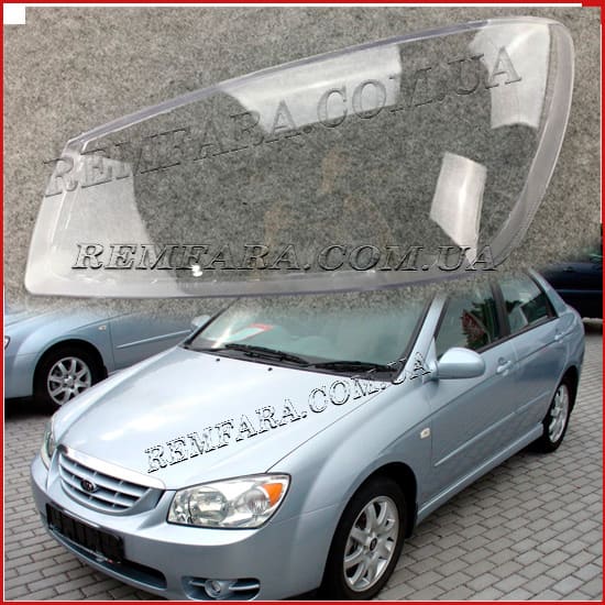 стекло фары KIA Cerato 1 LD 2004-2006 Remfara