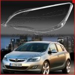 Стекло фары Opel Astra J 2010-2016 левое
