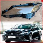 Стекло фары Toyota Camry 8 XV70 2018-2020 Дорестайл FULL LED левое