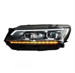 Скло фари Volkswagen Passat NMS B8 USA Halogen LOW version 2016 - 2018 ліве - Зображення 5