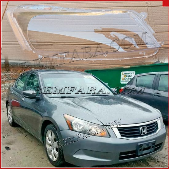 стекло фары Honda Accord 8 2008-2013 USA Remfara