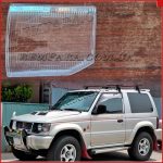 Стекло фары Mitsubishi Pajero 2 V31 1991-1999 левое