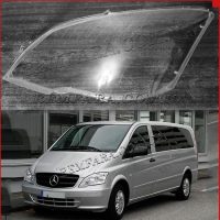 Стекло фары Mercedes Vito, Viano 2 V-class W639 2010-2014 Рестайл левое
