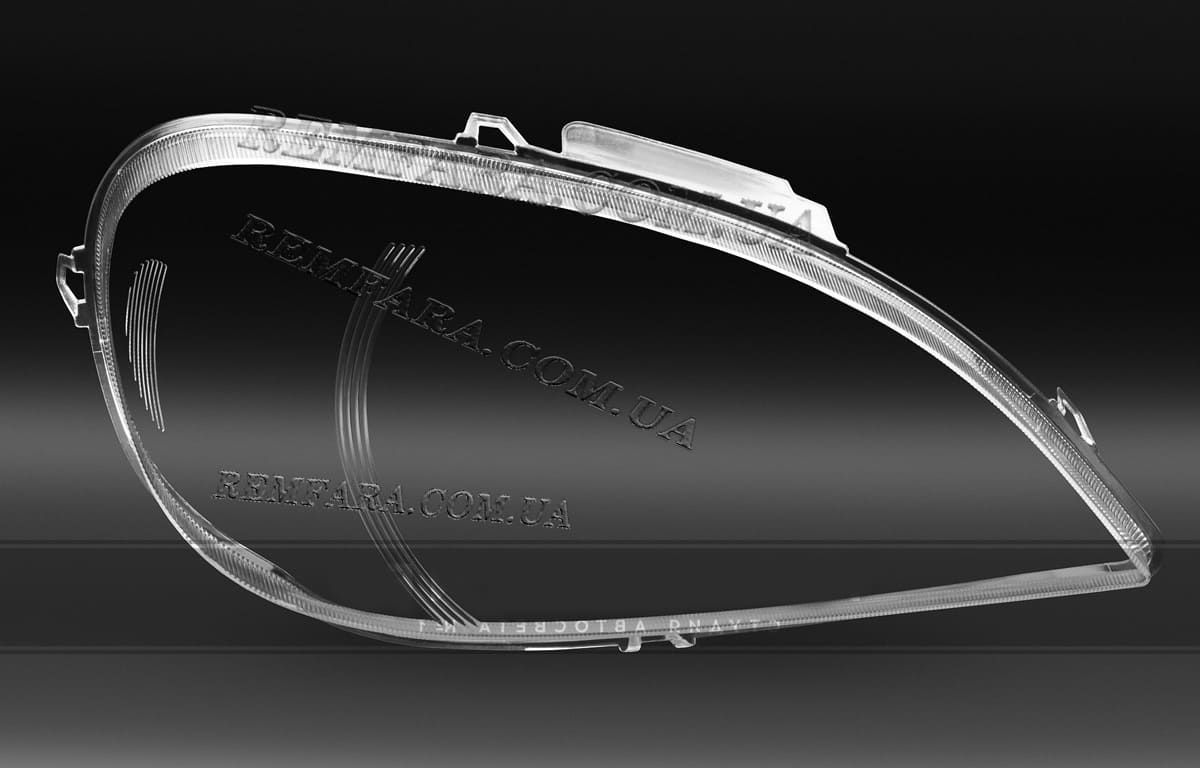 стекло фары Mercedes ML class W163 2001–2005 Рестайлинг Remfara