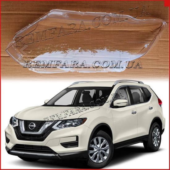 стекло фары nissan rogue 2017-2019 Remfara2017