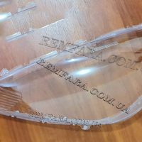 стекло фары Honda Jazz 2 2011-2013 Рестайл левое Remfara