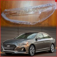 Стекло фары Hyundai Sonata 7 LF 2017-2019 Рестайл левое