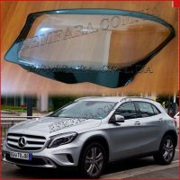 Стекло фары Mercedes GLA-class X156 2014-2017 Дорестайл левое