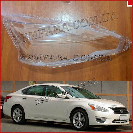 Стекло фары Nissan Altima 5 2012-2016 Remfara