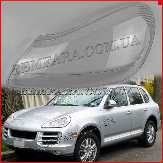 стекло фары Porsche Cayenne 957 2007-2010 Remfara