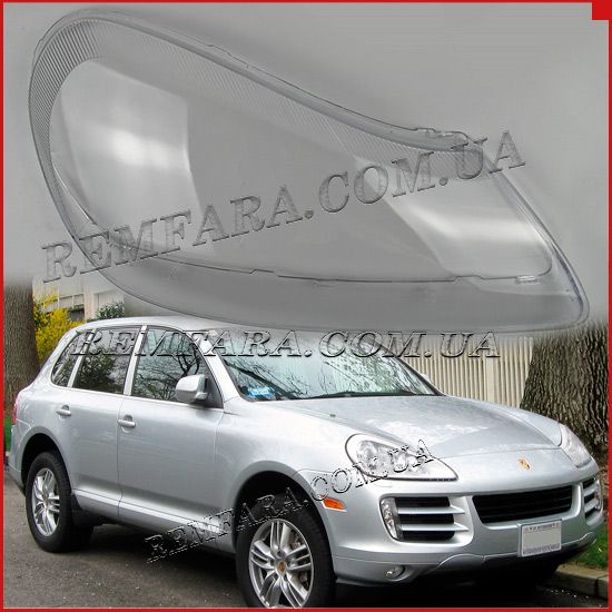 стекло фары Porsche Cayenne 957 2007-2010 Remfara