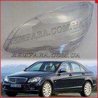 стекло фары Mercedes C-Class W204 2007-2011 Дорестайл Remfara