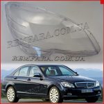 Стекло фары Mercedes C-Class W204 2007-2011 Дорестайл правое