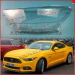 Стекло фары Ford Mustang 6 GT 2015-2017 Дорестайл левое