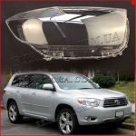 Стекло фары Toyota Highlander 2 XU40 2008-2010 Дорестайл правое