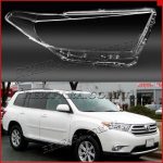 Стекло фары Toyota Highlander 2 XU40 2010-2014 Рестайл правое