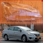 Стекло фары Nissan Sentra B17 2012-16 дорестайл правое