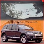 Стекло фары Volkswagen Touareg 1 2006-2010 Рестайл правое