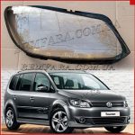 Стекло фары Volkswagen Touran 2 2010-2015 правое