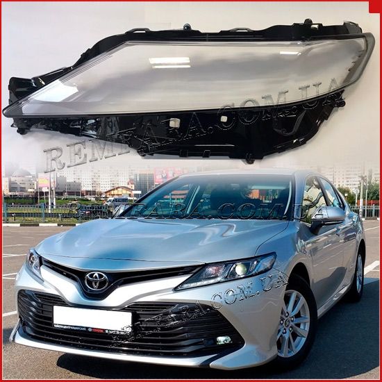 Стекло фары Toyota Camry 8 V70 2018 - 2020