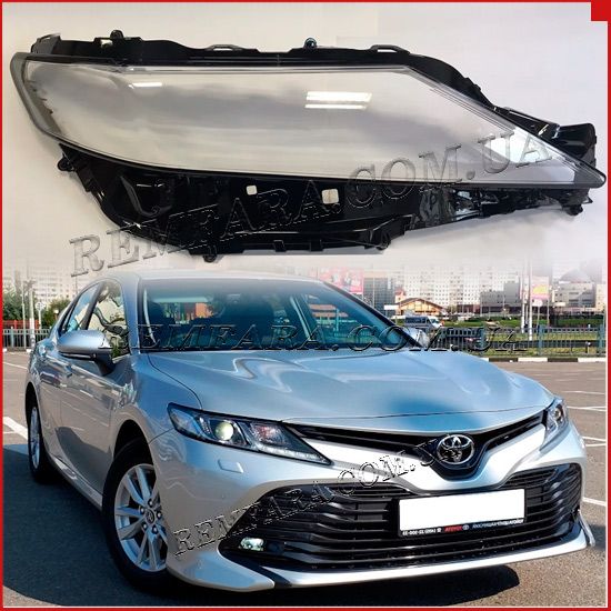 Стекло фары Toyota Camry 8 V70 2018 - 2020