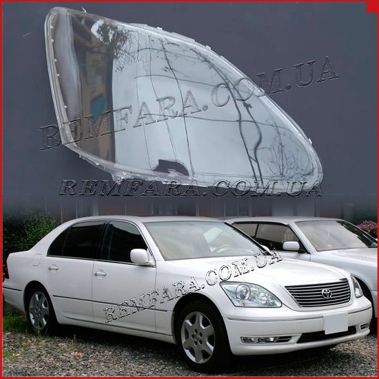 Стекло фары Lexus LS 430 2004-2006 Рестайл