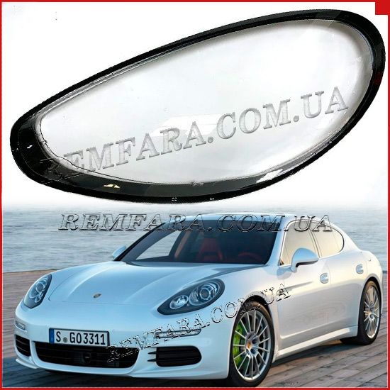 Стекло фары Porsche Panamera 970 2013-2016 Рестайл