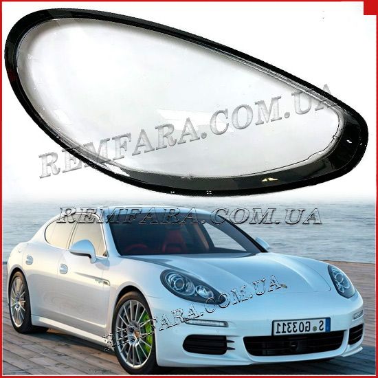 Стекло фары Porsche Panamera 970 2013-2016 Рестайл
