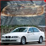 Стекло фары BMW 5 E39 2000-2003 Рестайл Левое