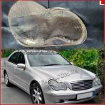 Стекло фары Mercedes C-CLASS W203 2000-2004 правое Дорестайл