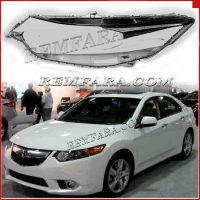 Стекло фары Acura TSX 2 (CU2, CU4) 2008-2014 левое