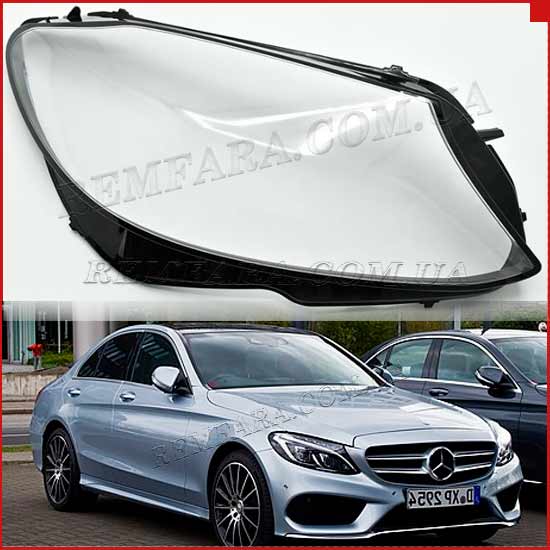 Скло фари Mercedes W205