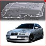 Стекло фары BMW 3 E46 1996-2003 левое. Дорестайлинг