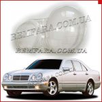 Стекло фары Mercedes E-CLASS W210 1995-2000 Галоген левое