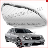 Стекло фары Mercedes S-CLASS W220 (2002-2005) правое. Рестайлинг