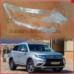Стекло фары Mitsubishi Outlander 3 2015-20 правое 2-ой Рестайлинг