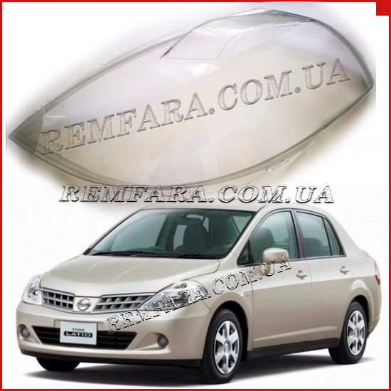 Remfara Стекло фары Nissan Tiida C11, C11X