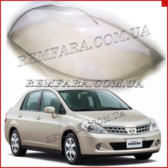 Remfara Стекло фары Nissan Tiida C11, C11X