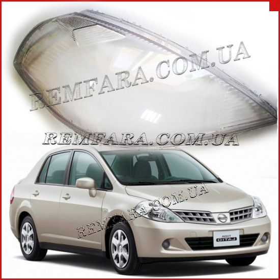 Remfara Стекло фары Nissan Tiida C11, C11X