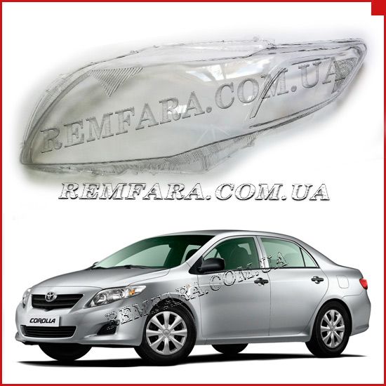 Remfara Стекло фары Toyota Corolla 2006-2010